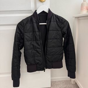 Lululemon nonstop bomber jacket reversible size 2